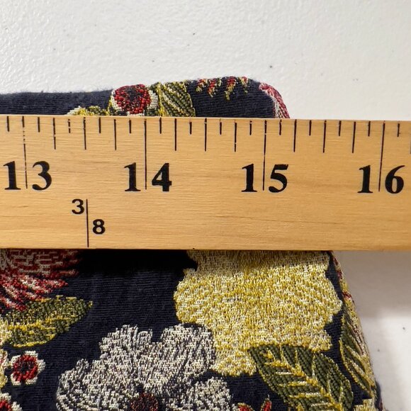 LOFT Petites Floral Jacquard Mini Skirt Multicolor Women's 10P - Picture 6 of 8